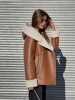 Зимняя дубленка MilaNova Д-213 рыжий — изображение 5