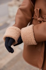 Зимняя дубленка Mila Nova  Д-238 рыжий+рыжий — изображение 11