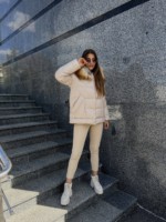 Зимняя куртка Mila NovaК-229 бежевый — изображение 3