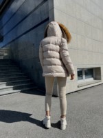 Зимняя куртка Mila NovaК-229 бежевый — изображение 6