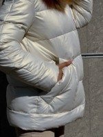 Зимняя куртка Mila NovaК-229 белый — изображение 7
