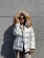 Зимняя куртка Mila NovaК-229 белый