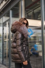 Зимняя куртка Mila NovaК-229 шоколадный — изображение 6