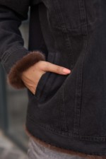 Евро-зима куртка Mila Nova К-312 черный — изображение 9