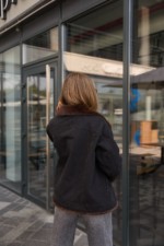 Евро-зима куртка Mila Nova К-312 черный — изображение 8