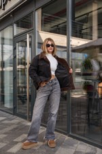 Евро-зима куртка Mila Nova К-312 черный — изображение 7