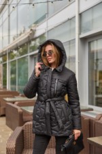 Зимняя куртка Mila Nova К-320 черный+ут
