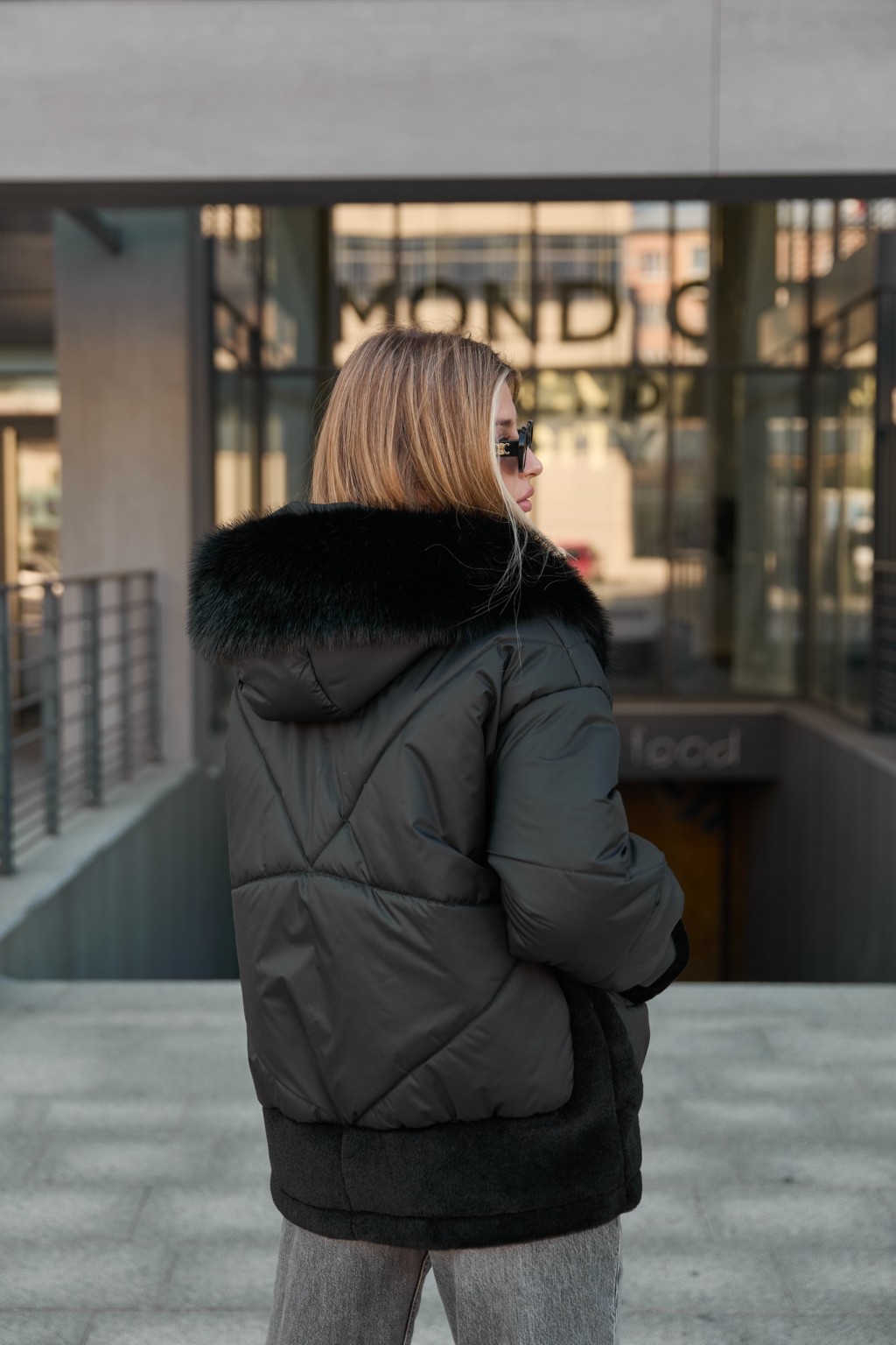 Зимняя куртка Mila Nova К-346 черный — изображение 7