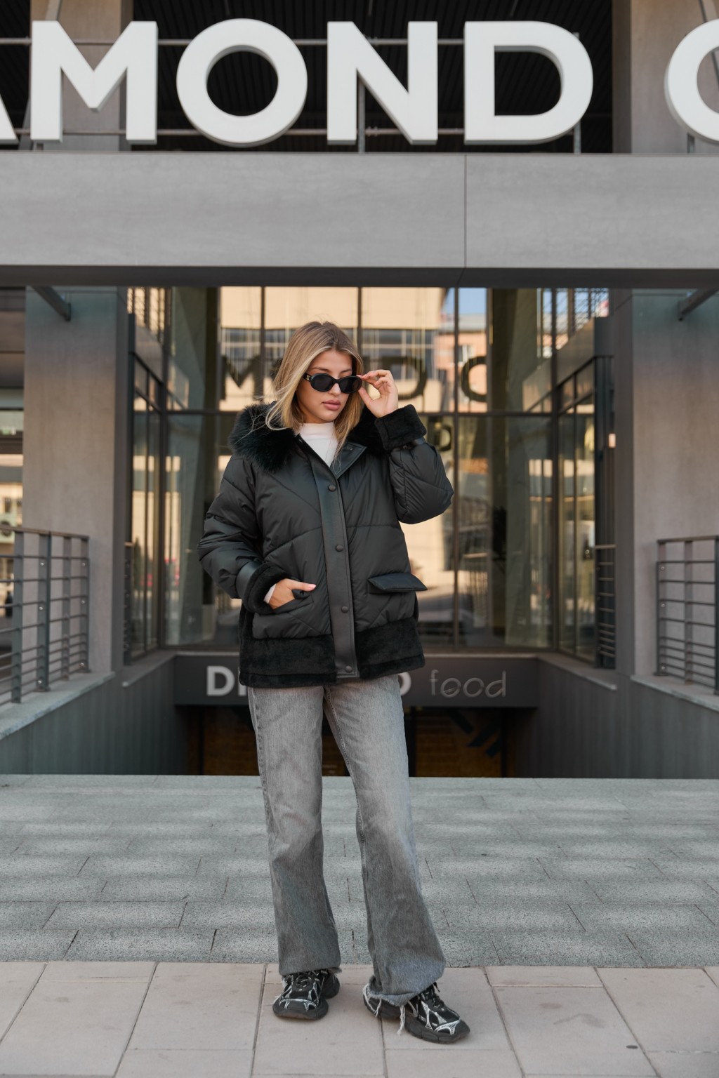 Зимняя куртка Mila Nova К-346 черный — изображение 4