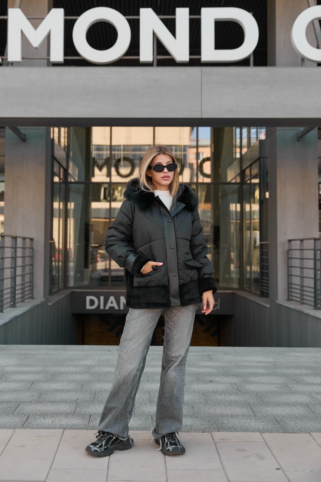 Зимняя куртка Mila Nova К-346 черный — изображение 5