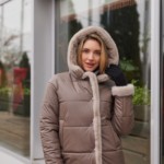 Зимняя куртка Mila Nova К-349 капучино