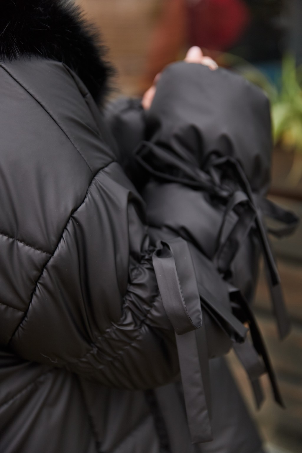 Зимняя куртка Mila Nova К-353 черный — изображение 7