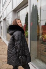 Зимняя куртка Mila Nova К-353 черный — изображение 3