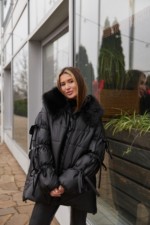 Зимняя куртка Mila Nova К-353 черный