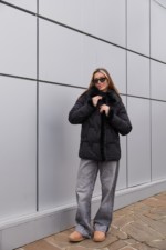 Зимняя куртка Mila Nova К-361 черный — изображение 2