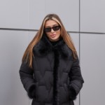 Зимняя куртка Mila Nova К-361 черный
