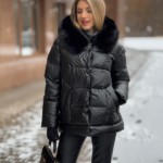 Зимняя куртка Mila Nova К-362 черный