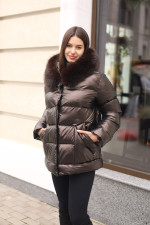 Зимняя куртка Mila Nova К-362 шоколад