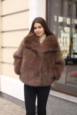 Зимняя шуба Mila Nova ПВ-344шоколадный