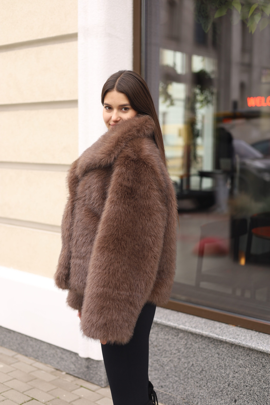 Зимняя шуба Mila Nova ПВ-344шоколадный — изображение 5