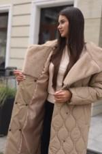 Зимнее пальто Mila Nova ПВ-360 кемел — изображение 4