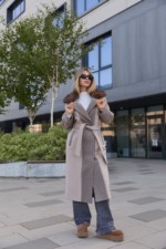 Зимнее пальто Mila Nova ПВ-363+ут капучино — изображение 3