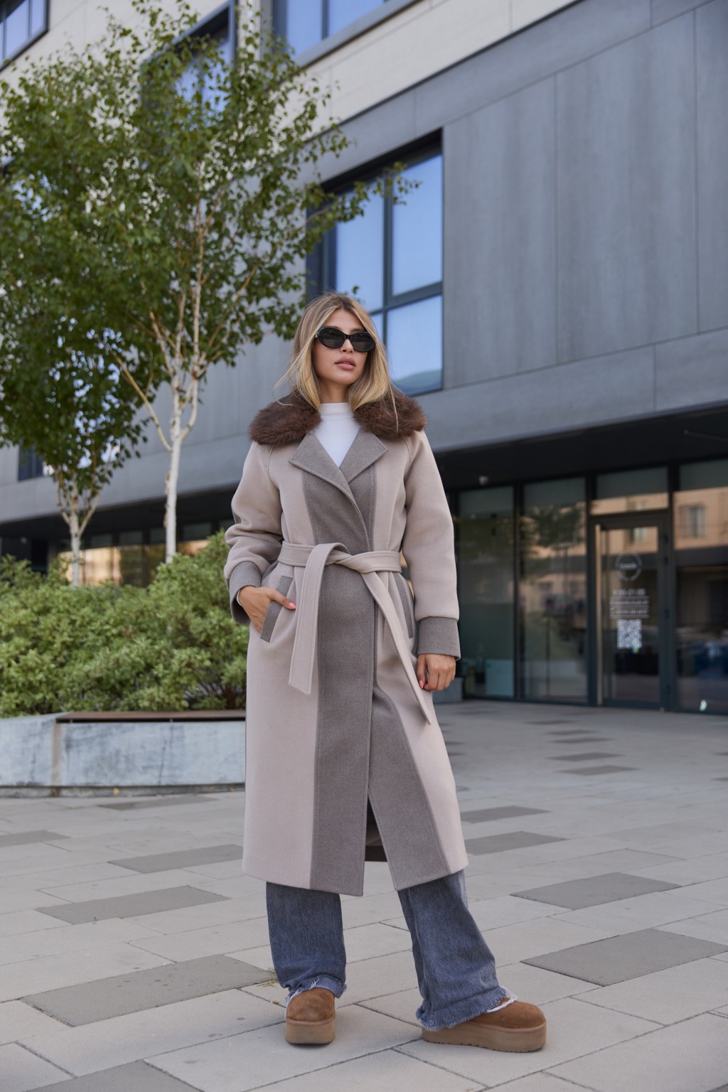 Зимнее пальто Mila Nova ПВ-363+ут капучино — изображение 1