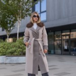 Зимнее пальто Mila Nova ПВ-363+ут капучино