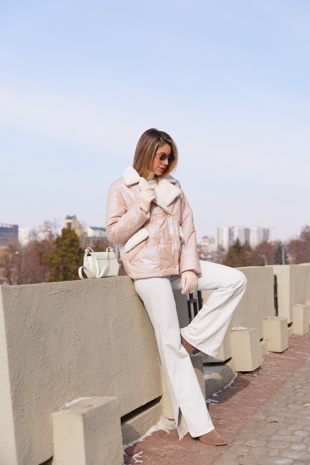 Демисезонная куртка Mila Nova К-239 розовый — изображение 4