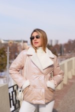 Демисезонная куртка Mila Nova К-239 розовый