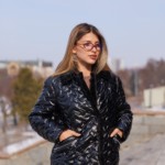 Демисезонная куртка Mila Nova К-326 черный+черный