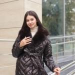 Зимняя куртка Mila Nova К-328 шоколадный