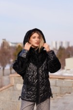 Демисезонная куртка Mila Nova К-357 черный — изображение 6