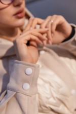 Демисезонная куртка Mila Nova К-364 молоко — изображение 8