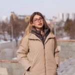 Демисезонная куртка Mila Nova К-367 кемел+шоколад