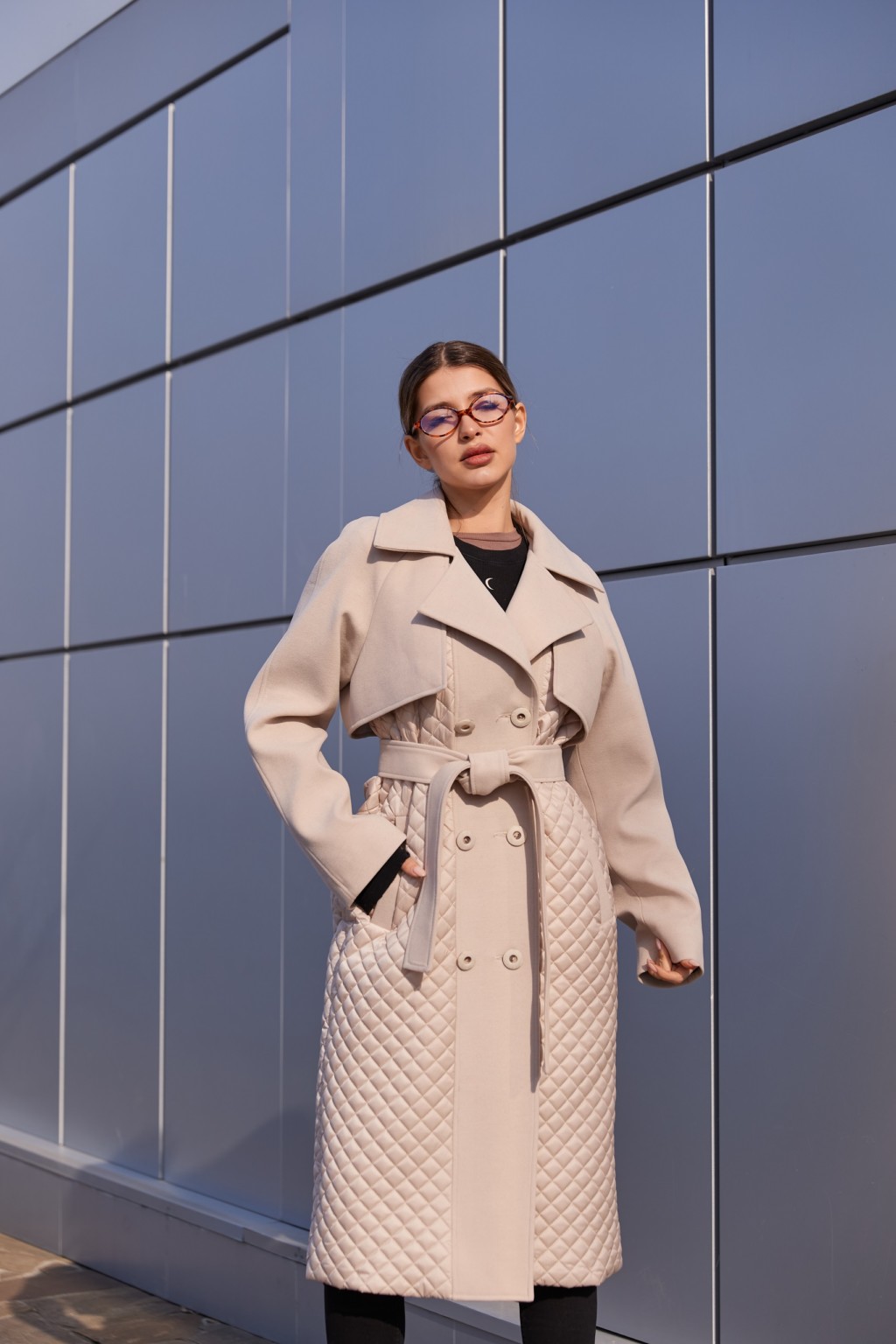 Демисезонное Пальто Mila Nova ПВ-305 молоко — изображение 1