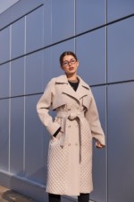 Демисезонное Пальто Mila Nova ПВ-305 молоко