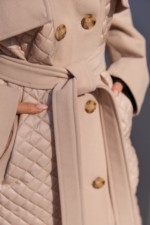 Демисезонное Пальто Mila Nova ПВ-305 молоко — изображение 8