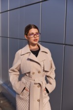 Демисезонное Пальто Mila Nova ПВ-305 молоко — изображение 5