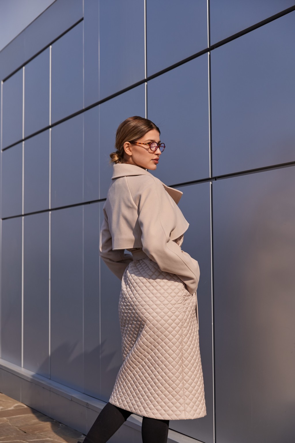 Демисезонное Пальто Mila Nova ПВ-305 молоко — изображение 6