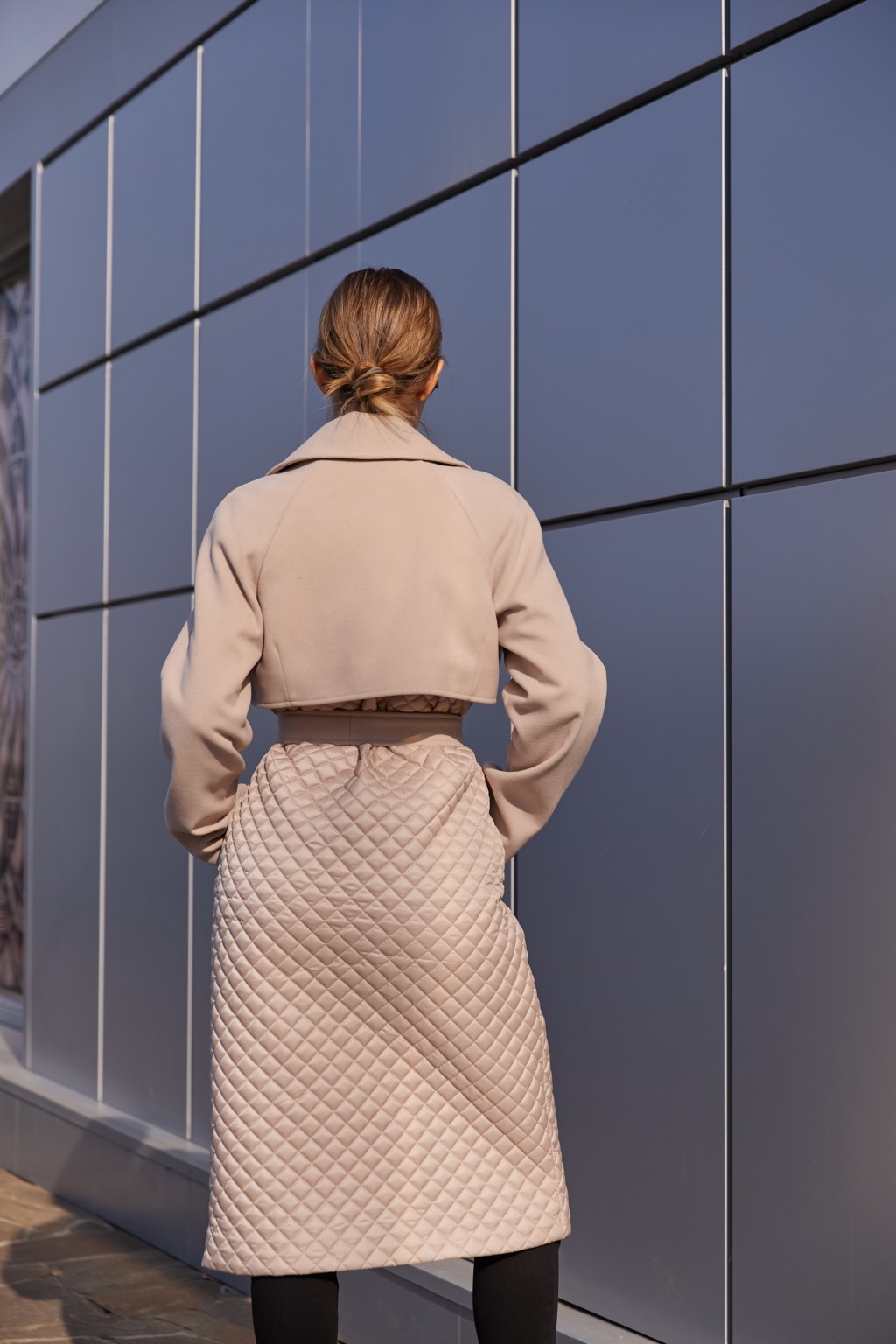 Демисезонное Пальто Mila Nova ПВ-305 молоко — изображение 7