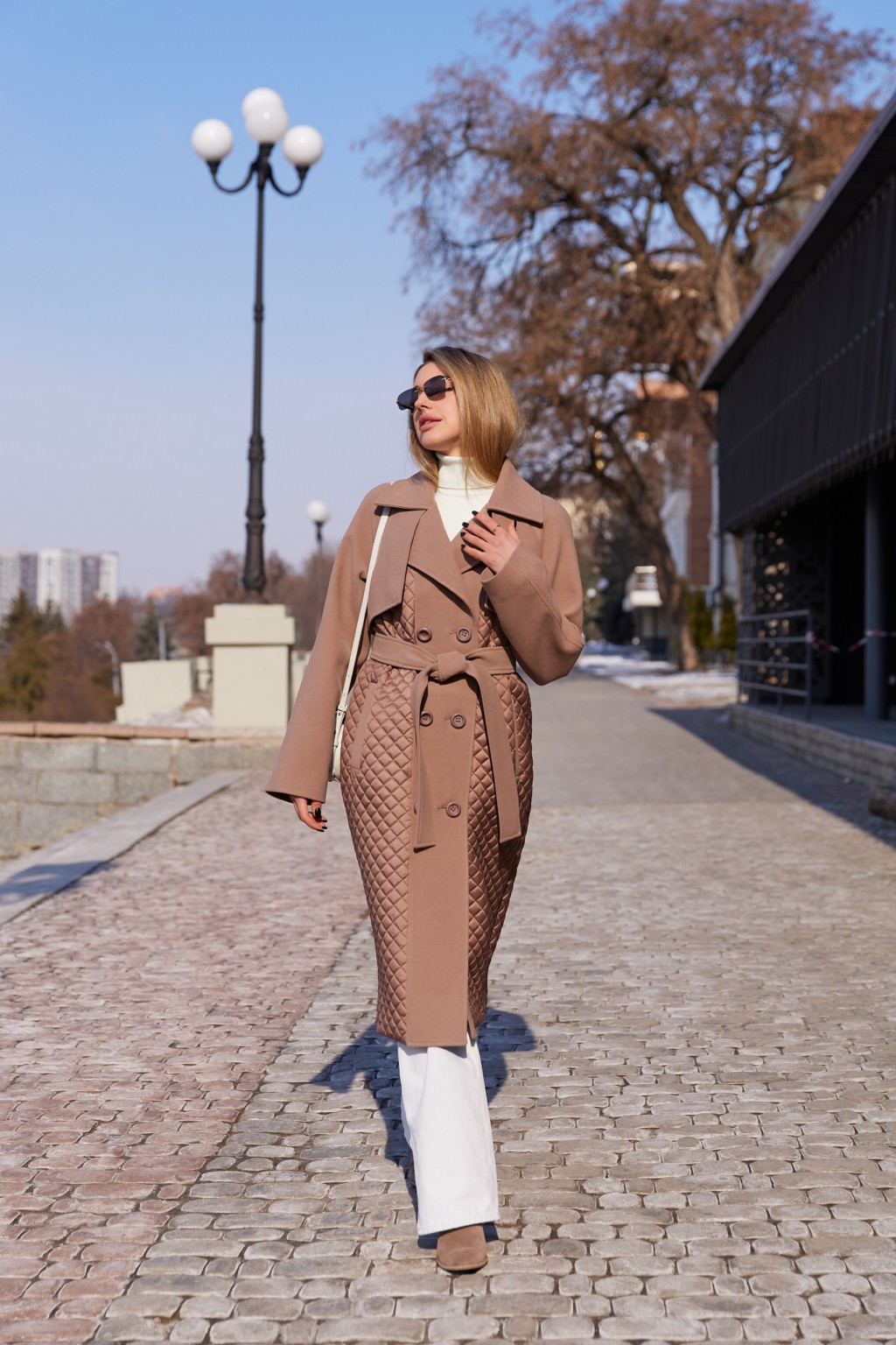 Демисезонное Пальто Mila Nova ПВ-305 топленое молоко — изображение 5