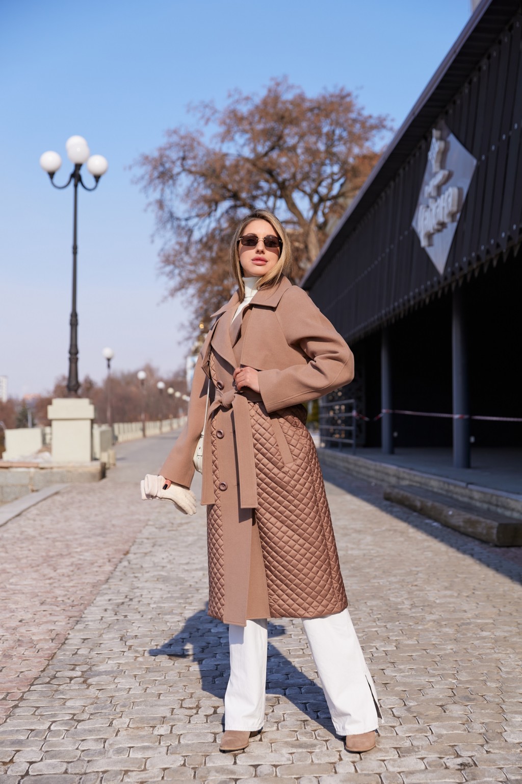 Демисезонное Пальто Mila Nova ПВ-305 топленое молоко — изображение 6