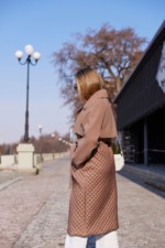 Демисезонное Пальто Mila Nova ПВ-305 топленое молоко — изображение 7