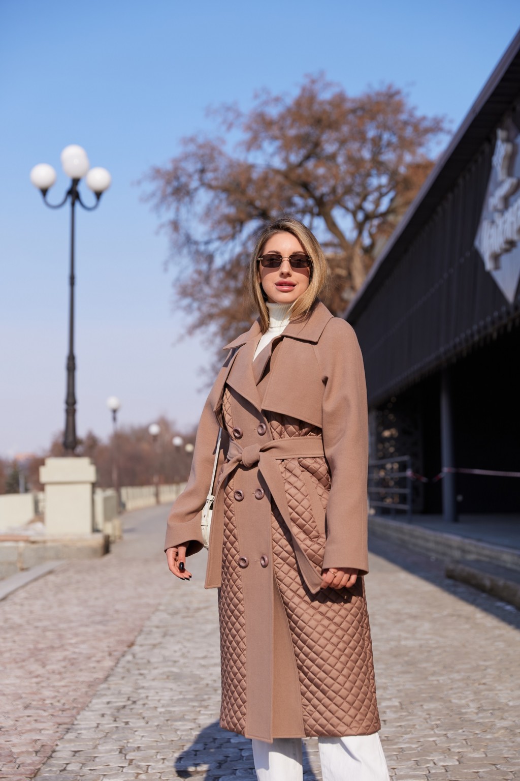 Демисезонное Пальто Mila Nova ПВ-305 топленое молоко — изображение 4