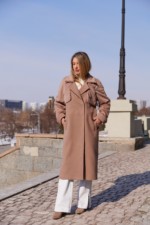 Демисезонное пальто Mila Nova ПВ-307ман,  капучино — изображение 5