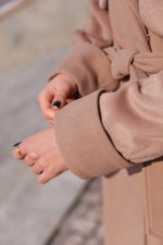 Демисезонное пальто Mila Nova ПВ-307ман,  капучино — изображение 7