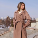 Демисезонное пальто Mila Nova ПВ-307ман,  капучино