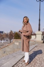 Демисезонное пальто Mila Nova ПВ-307ман,  капучино — изображение 4