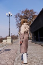 Демисезонный плащ Mila Nova ПВ-320 молоко+капучино — изображение 5